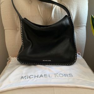 Michael Kors Black Leather Handbag **Like New**